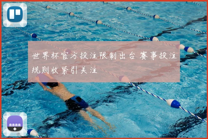 世界杯官方投注限制出台 赛事投注规则收紧引关注